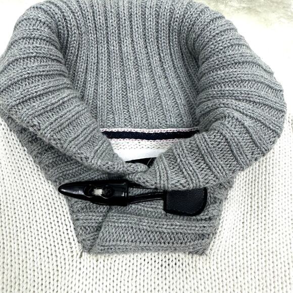 Shawl Neck Boys Cotton Sweater with Toggle Button NWT Sze 6 - Picture 4 of 11